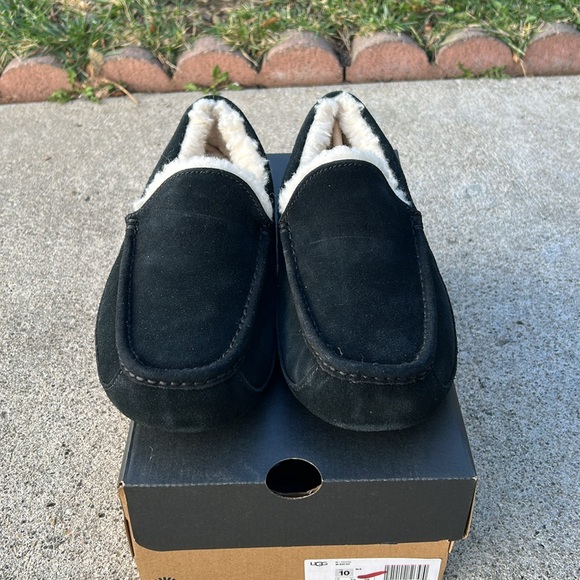 UGG Mens Slippers Ascot Black Size 10 & 11 Nwt - Picture 5 of 10